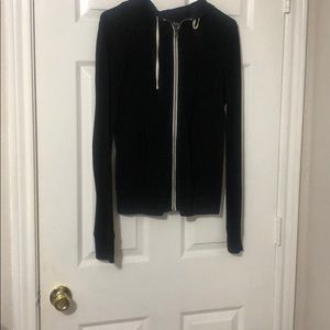Black zip up jacket